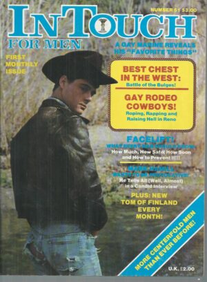 GAY: IN TOUCH For Men 1981 January Number 51