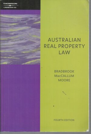 Australian Real Property Law (4th edition)