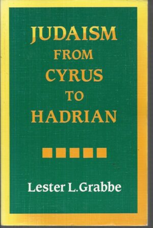 Judaism from Cyrus to Hadrian