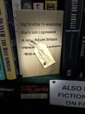 BLIND DATE WITH A BOOK: Big Brother's Watching
