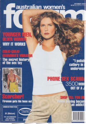Australian Women's Forum #109 Vol. 10 2000 December (Male nudes galore)
